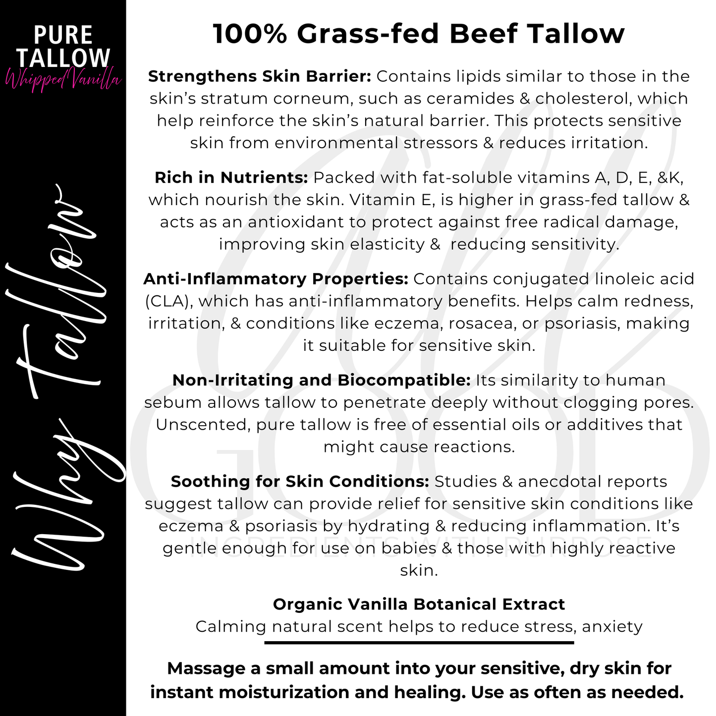 Pure Tallow - Whipped Vanilla