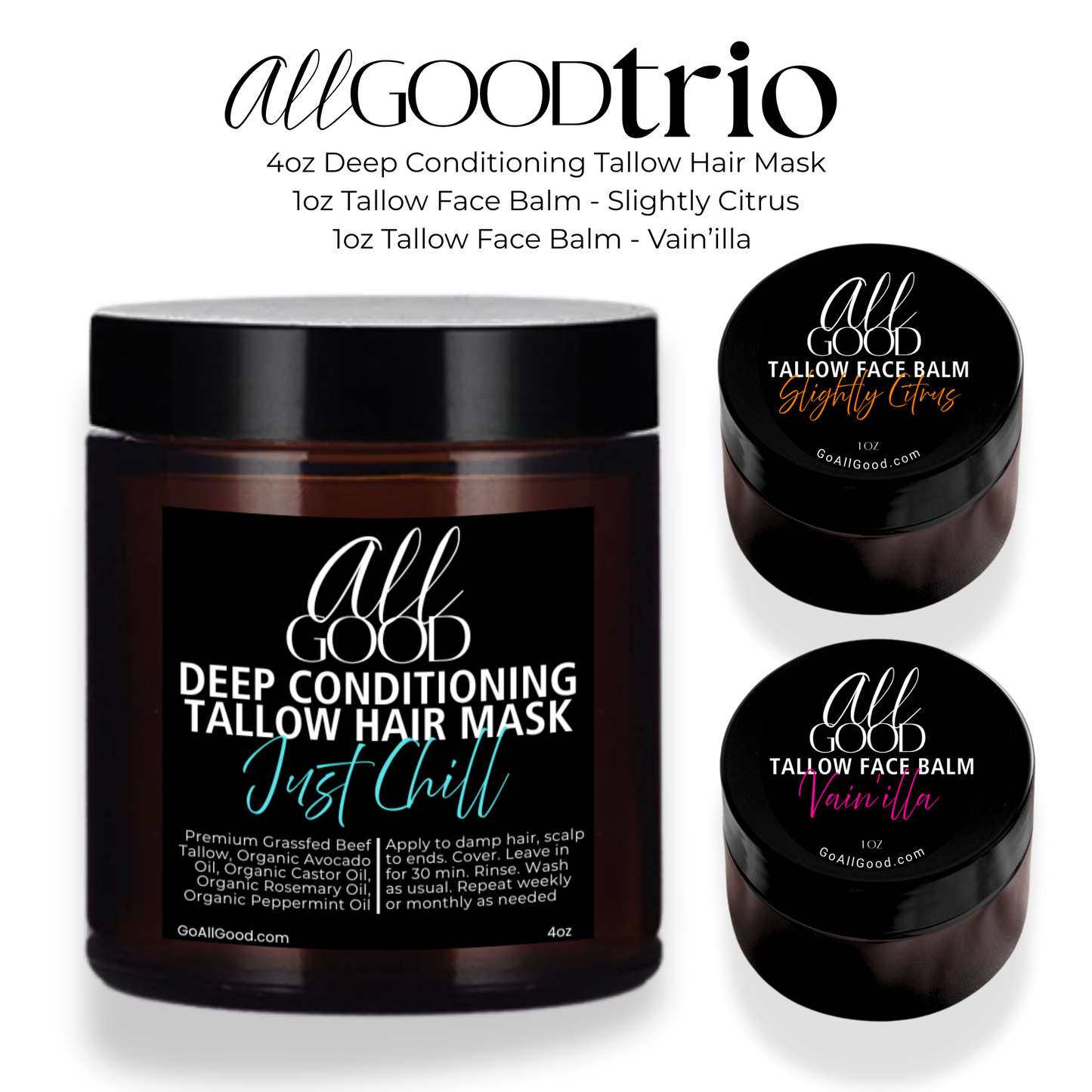 Hair Mask + Face Balms