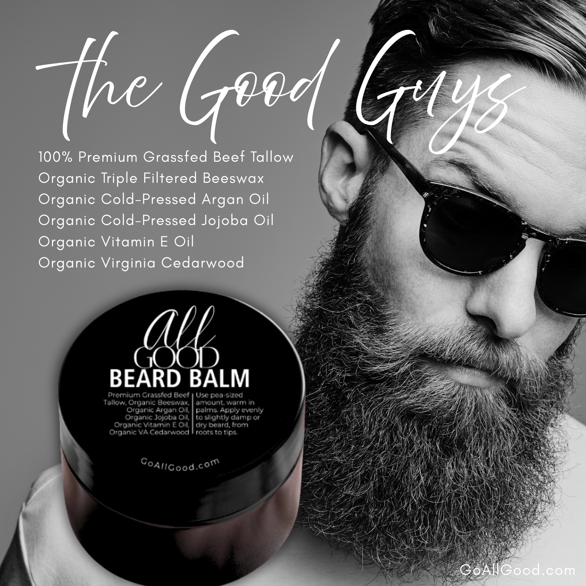 Tallow beard balm