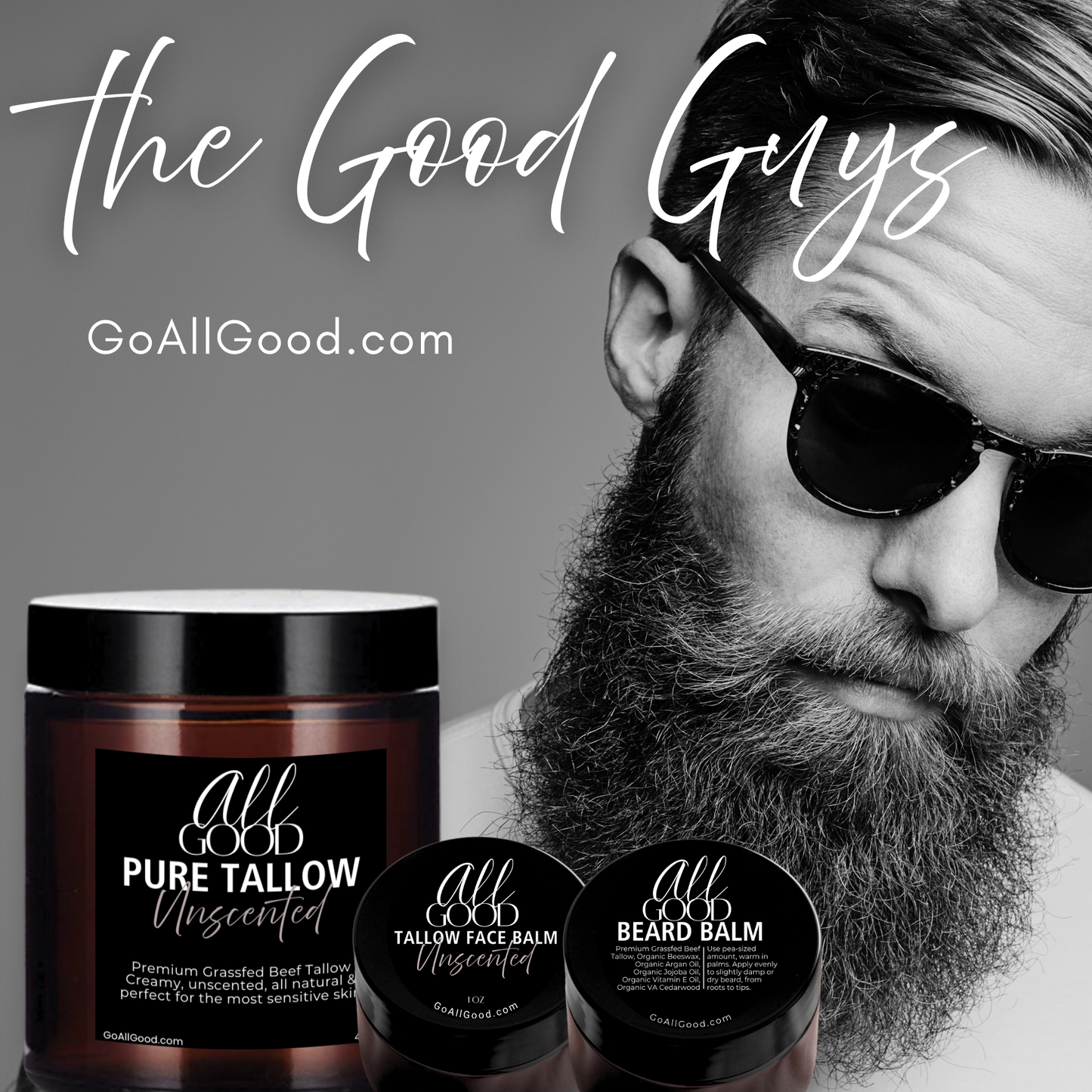 Tallow + Face Balm + Beard Balm