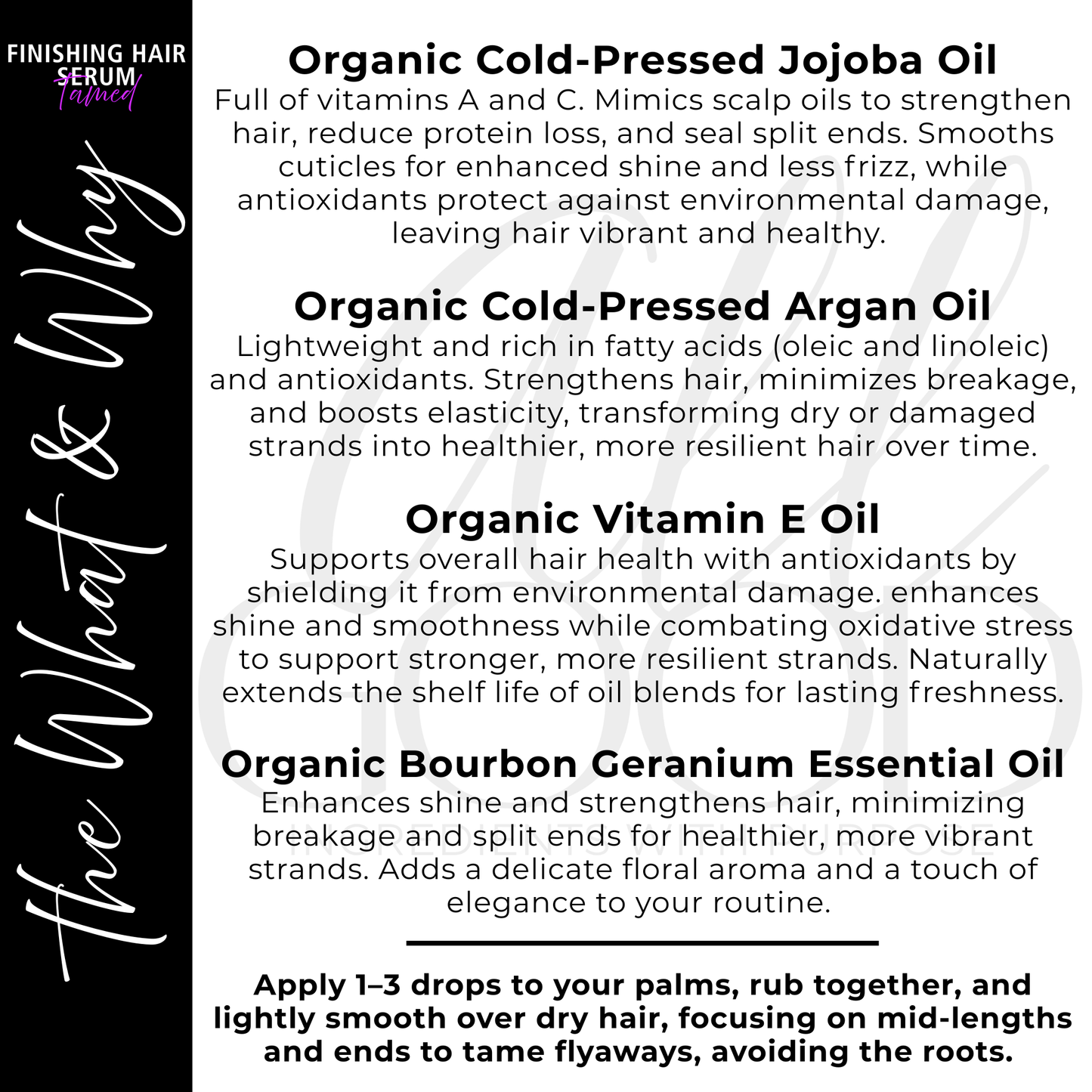 Tamed - Finishing Hair Serum