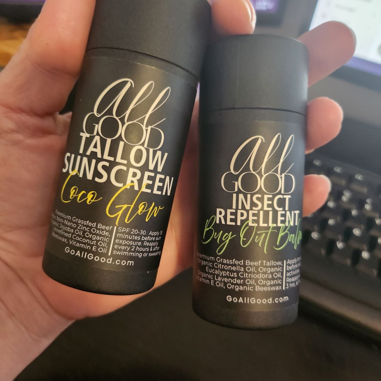 Tallow Sticks: Sunscreen + Bug Out Balm